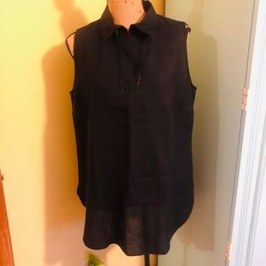 💋Spring break Chico’s 💯 linen black tunic